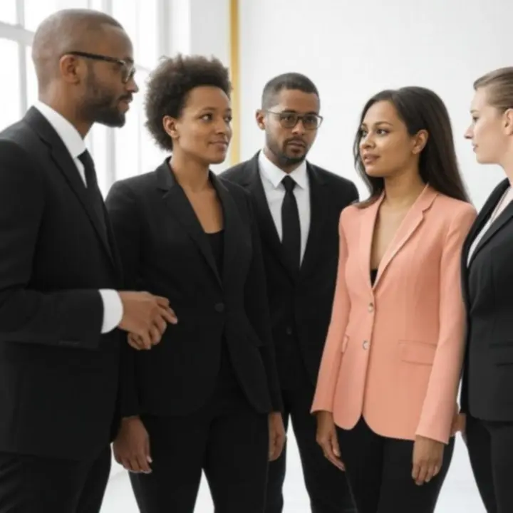 Kreatív csapat munka közben