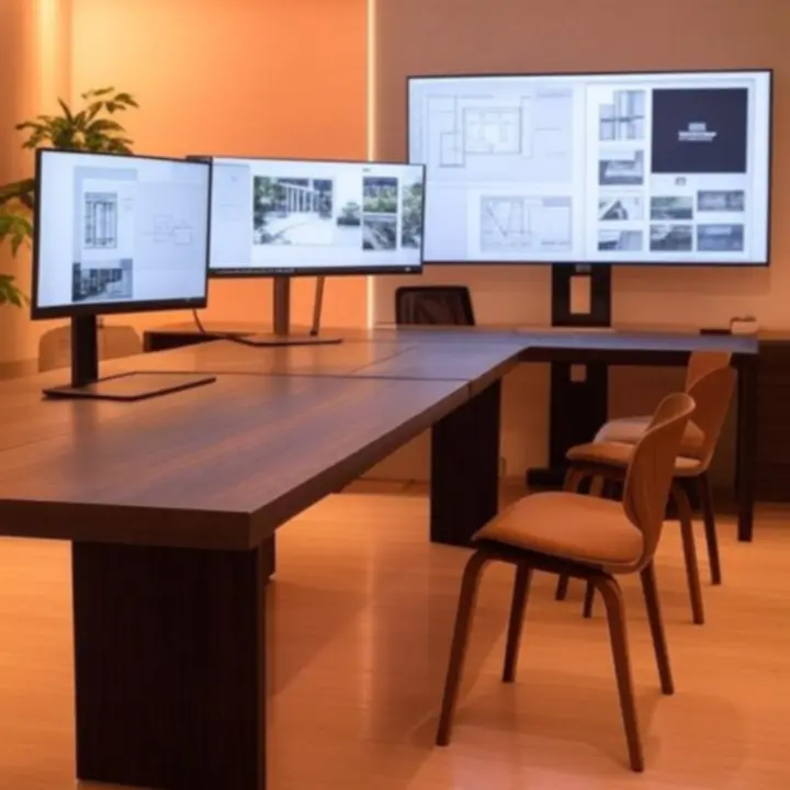 Modern stúdió munkakörnyezet